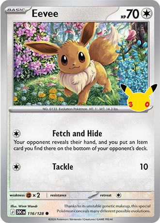 30th Celebration - 116/128 - Eevee