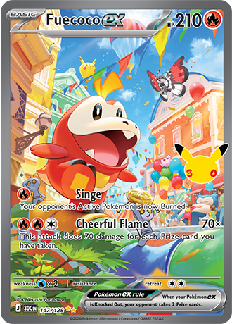 30th Celebration - 147/128 - Fuecoco ex