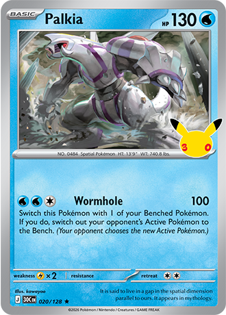 30th Celebration - 020/128 - Palkia - Holo