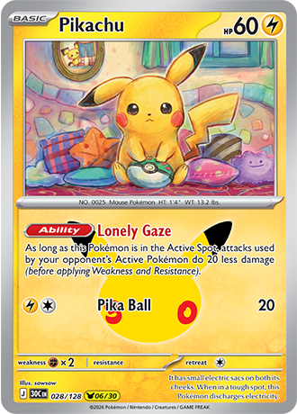 30th Celebration - 028/128 - Pikachu