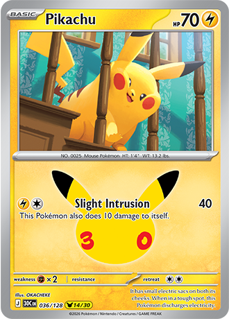 30th Celebration - 036/128 - Pikachu
