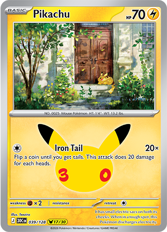30th Celebration - 039/128 - Pikachu
