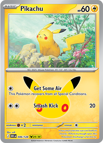 30th Celebration - 046/128 - Pikachu
