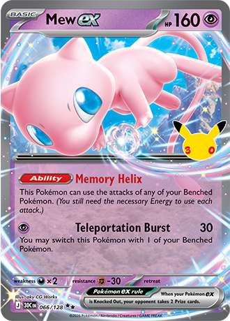 30th Celebration - 066/128 - Mew ex