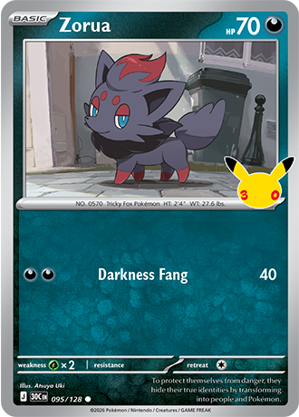 30th Celebration - 095/128 - Zorua
