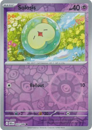 Black Bolt - 037/086 - Solosis - Reverse Holo