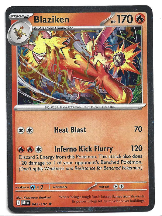 DRI - 042/182 - Blaziken - Cosmos Holo