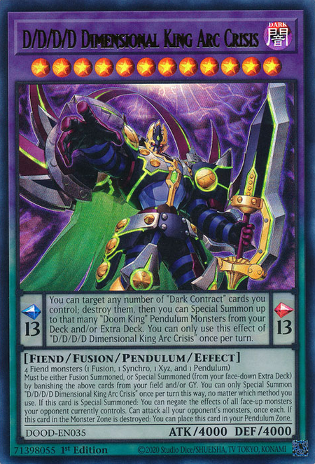 DOOD-EN035 - D/D/D/D Dimensional King Arc Crisis