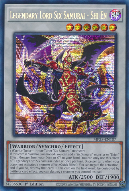 MP25-EN107 - Legendary Lord Six Samurai - Shi En