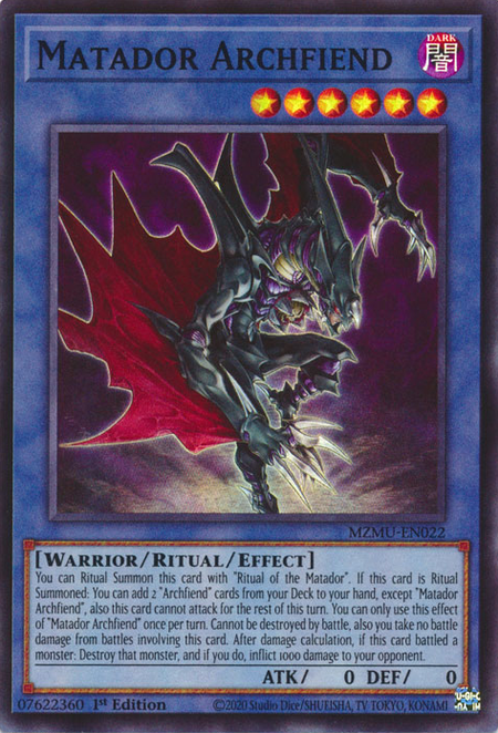 MZMU-EN022 - Matador Archfiend