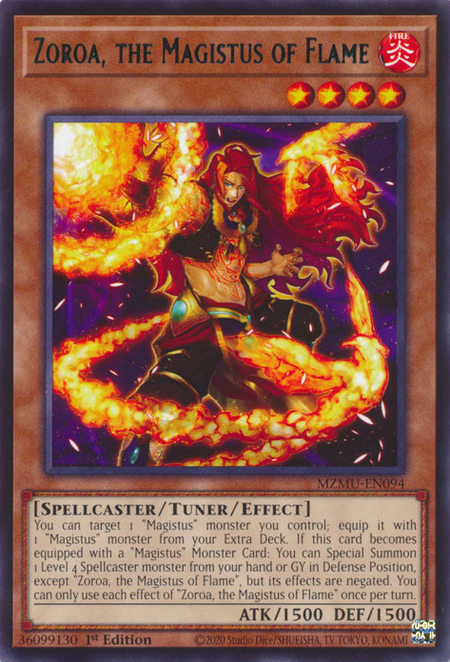 MZMU-EN094 - Zoroa, the Magistus of Flame