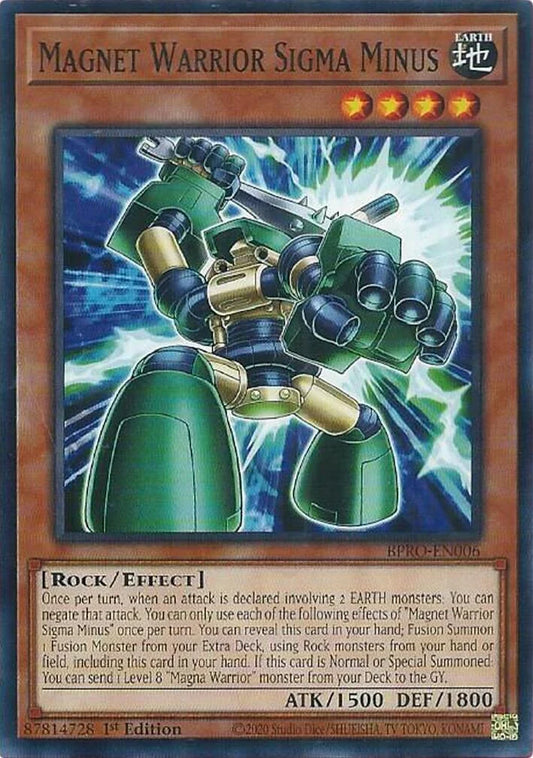 BPRO-EN006 - Magnet Warrior Sigma Minus