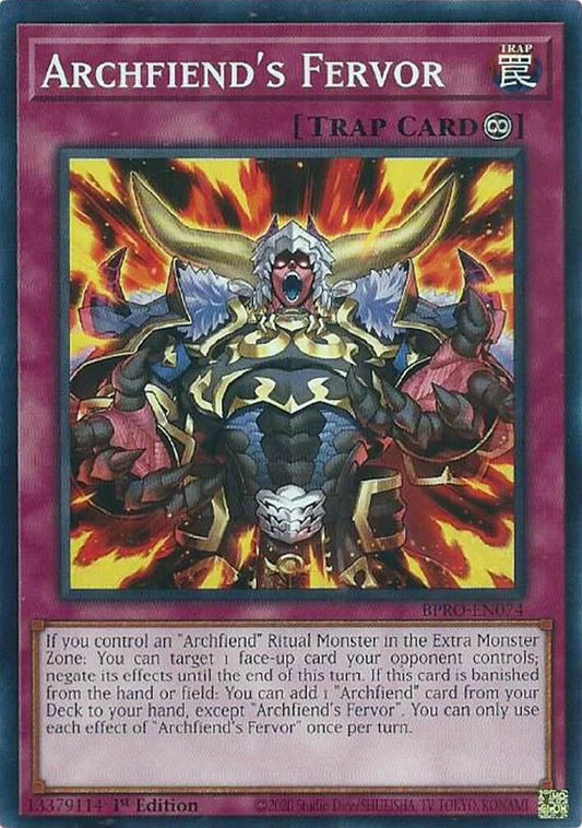 BPRO-EN074 - Archfiend's Fervor