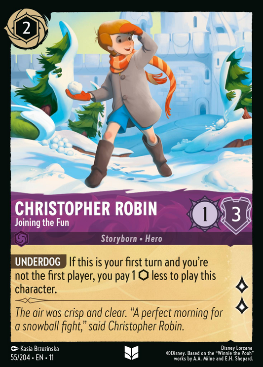 Winterspell - 055/204 - Christopher Robin - Joining the Fun