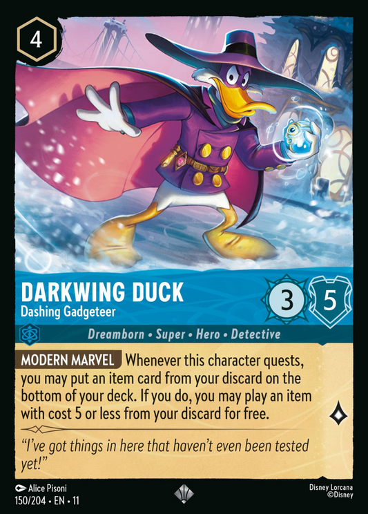Winterspell - 150/204 - Darkwing Duck - Dashing Gadgeteer