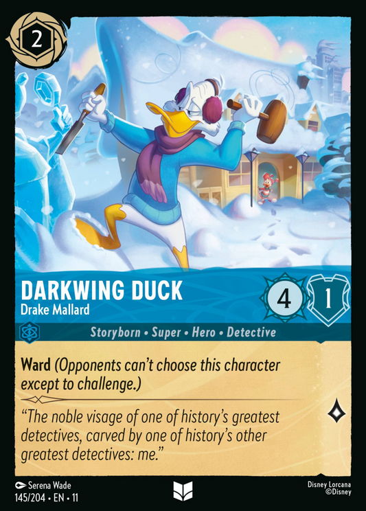 Winterspell - 145/204 - Darkwing Duck - Drake Mallard
