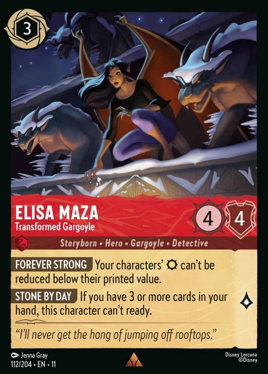 Winterspell - 112/204 - Elisa Maza - Transformed Gargoyle