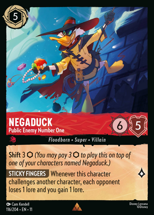Winterspell - 116/204 - Negaduck - Public Enemy Number One