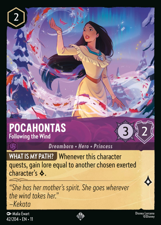 Winterspell - 042/204 - Pocahontas - Following the Wind