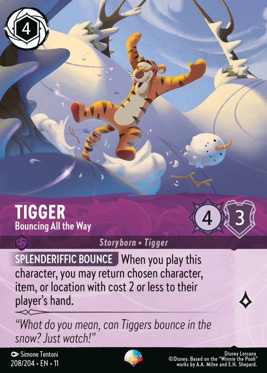 Winterspell - 208/204 - Tigger - Bouncing All the Way