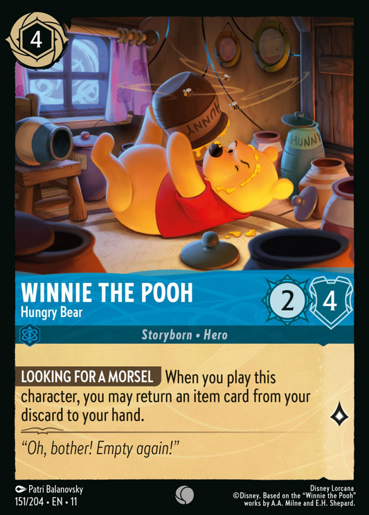 Winterspell - 151/204 - Winnie the Pooh - Hungry Bear