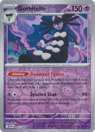 White Flare - 043/086 - Gothitelle - Reverse Holo