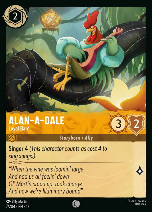 Wilds Unknown - 007/204 - Alan‐A‐Dale - Loyal Bard
