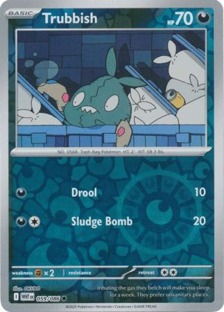 White Flare - 059/086 - Trubbish - Reverse Holo