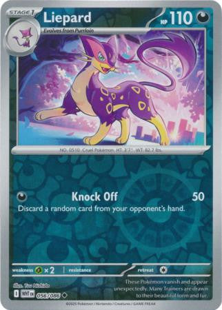 White Flare - 056/086 - Liepard - Reverse Holo