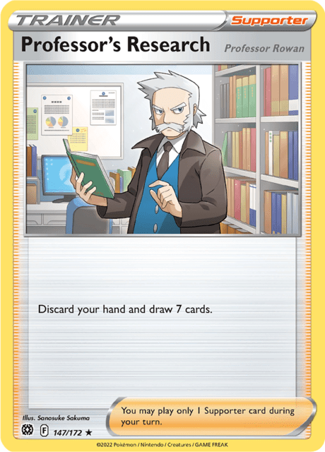 Brilliant Stars - 147/172 - Professor's Research (Professor Rowan) - Non Holo