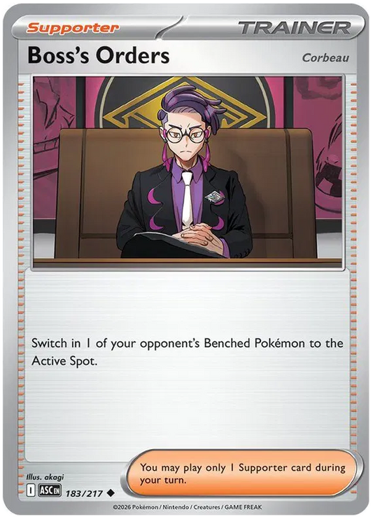 Ascended Heroes - 183/217 - Boss's Orders [Corbeau]