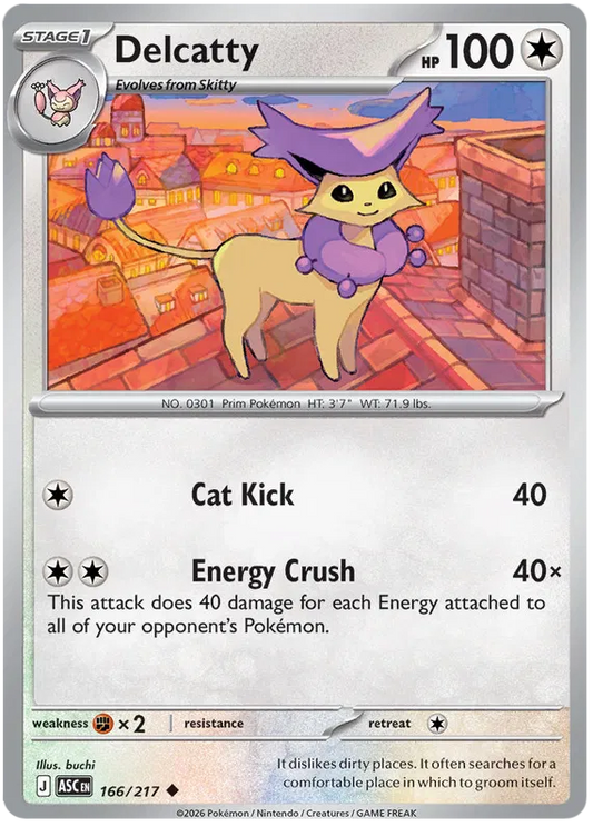 Ascended Heroes - 166/217 - Delcatty