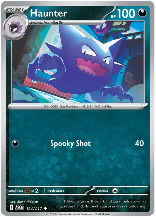 Ascended Heroes - 124/217 - Haunter