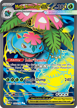 Mega Evolution - 155/132 - Mega Venusaur ex