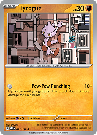 Mega Evolution - 071/132 - Tyrogue