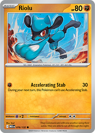 Mega Evolution - 076/132 - Riolu