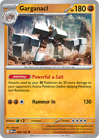 Mega Evolution - 084/132 - Garganacl