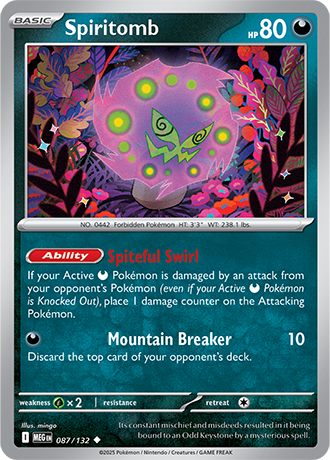 Mega Evolution - 087/132 - Spiritomb