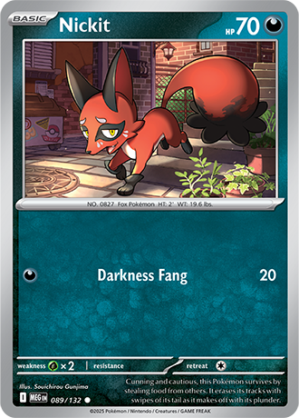 Mega Evolution - 089/132 - Nickit