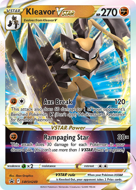 SWSH249 - Kleavor V STAR - Oversized Card