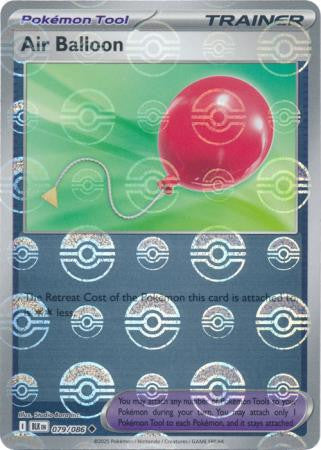 Black Bolt - 079/086 - Air Balloon - Poké Ball Reverse Holo