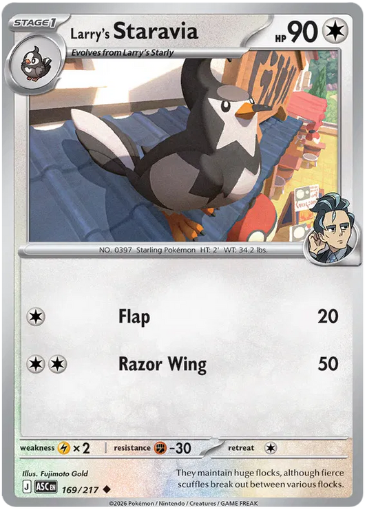 Ascended Heroes - 169/217 - Larry's Staravia