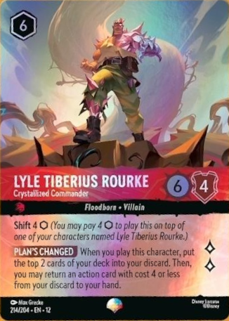 Wilds Unknown - 214/204 - Lyle Tiberius Rourke - Crystallized Commander