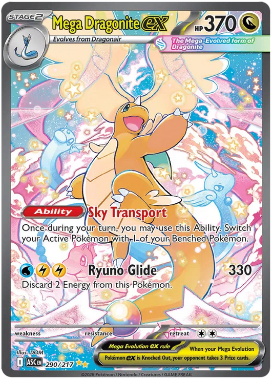 Ascended Heroes - 290/217 - Mega Dragonite ex