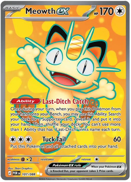 Perfect Order - 107/088 - Meowth ex