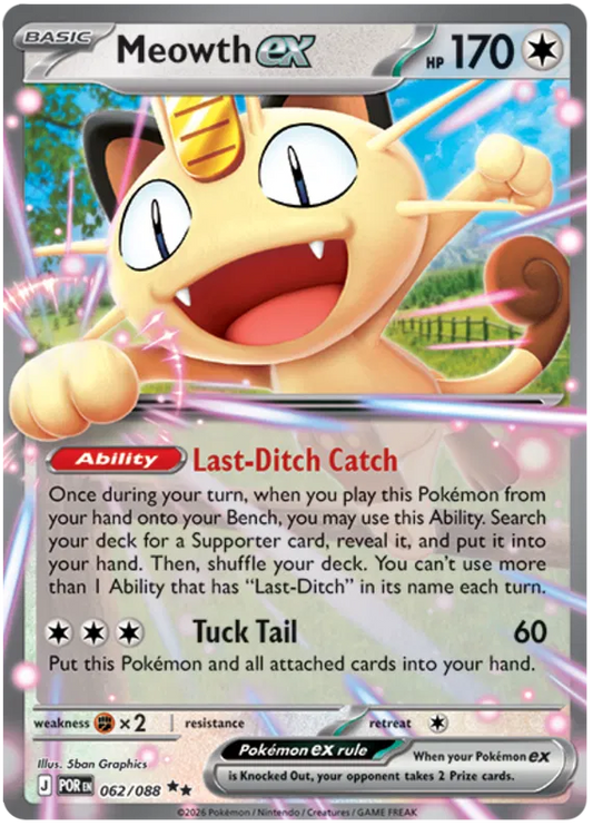 Perfect Order - 062/088 - Meowth ex