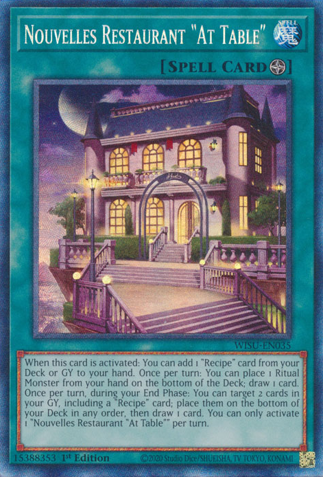 WISU-EN035 - Nouvelles Restaurant At Table""