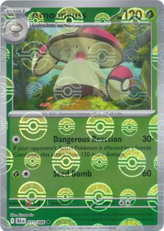 Black Bolt - 011/086 - Amoonguss - Poké Ball Reverse Holo