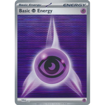 Black Bolt & White Flare - SVE021 - Psychic Energy - Reverse Holo