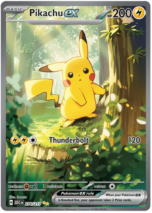 Ascended Heroes - 276/217 - Pikachu ex